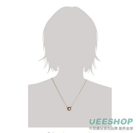 kate spade new york "Park Floral" Mini Pendant Necklace, 16"
