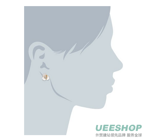 kate spade new york "Disco Pansy" Stud Earrings