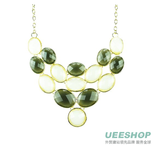 Bubble Necklace, Statement Jewelry, Chunky Necklace, Bib Necklace(Fn0578)
