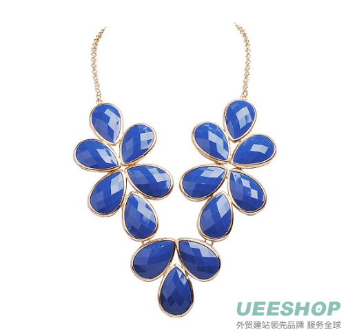 Bubble Bib Necklace Statement Necklace Chunky Necklace (Fn0621)