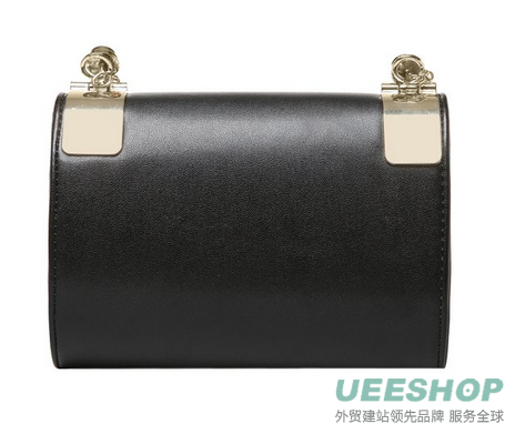 MG Collection RIA Mini Black & Gold Jeweled Satchel Style Crossbody Clutch Purse
