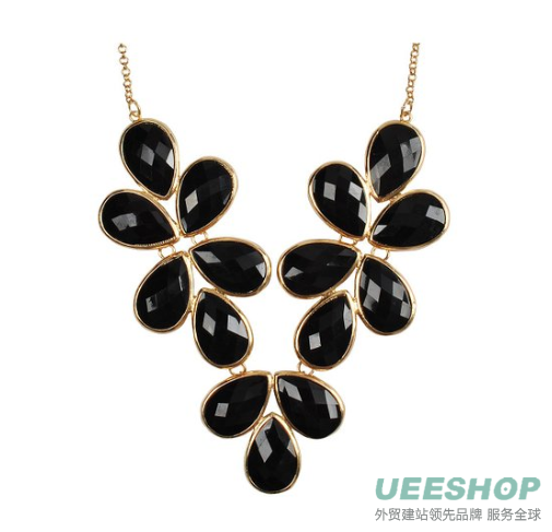 Bubble Bib Necklace Statement Necklace Chunky Necklace (Fn0621)