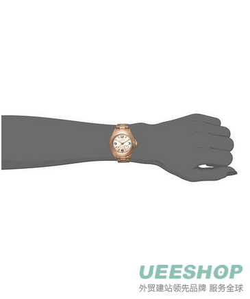 Invicta Women's 17934 "Angel" Rose Gold-Tone Watch with White Crystal Heart on Dial