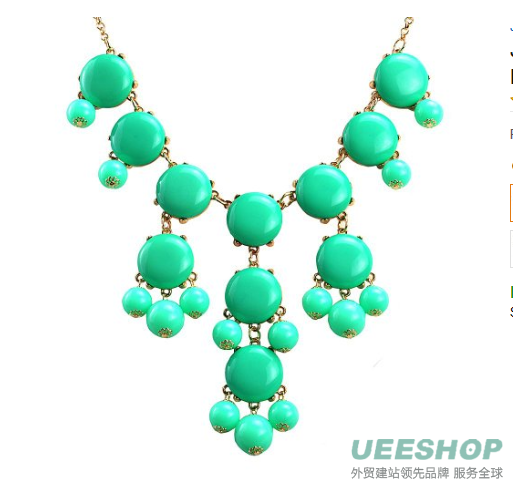 Jane Stone 2013 Fashion Necklace Bubble Bib Necklace Bib Statement Nacklace(Fn0508)