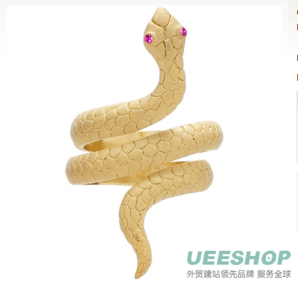 Cleo's Gold snake Ring