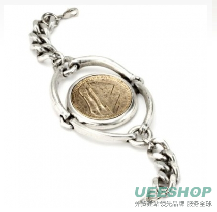 Low Luv by Erin Wasson Horse Bit and Coin Bracelet