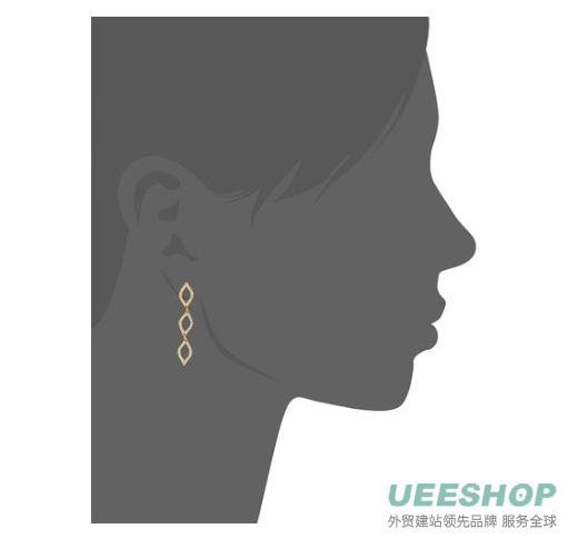 gorjana "Roya" Shimmer Drop Earrings