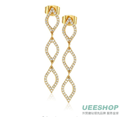 gorjana "Roya" Shimmer Drop Earrings