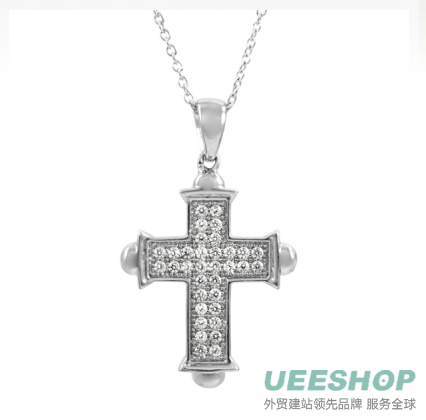 Marcella's CZ Cross Necklace