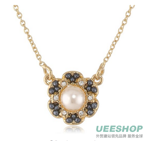 kate spade new york "Park Floral" Mini Pendant Necklace