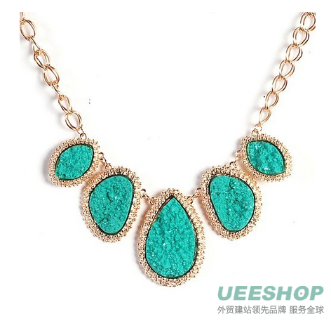 Bubble Necklace, Statement Jewelry, Chunky Necklace, Bib Necklace(Fn0578)