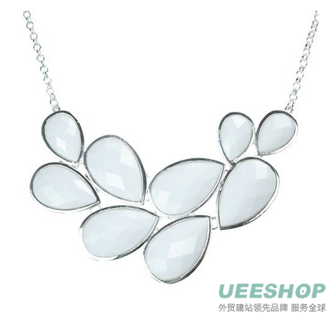 Bubble Necklace, Statement Jewelry, Chunky Necklace, Bib Necklace(Fn0578)