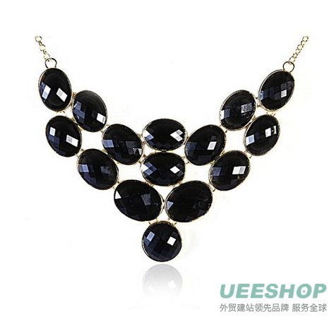 Bubble Necklace, Statement Jewelry, Chunky Necklace, Bib Necklace(Fn0578)